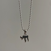 Silver Chai necklace